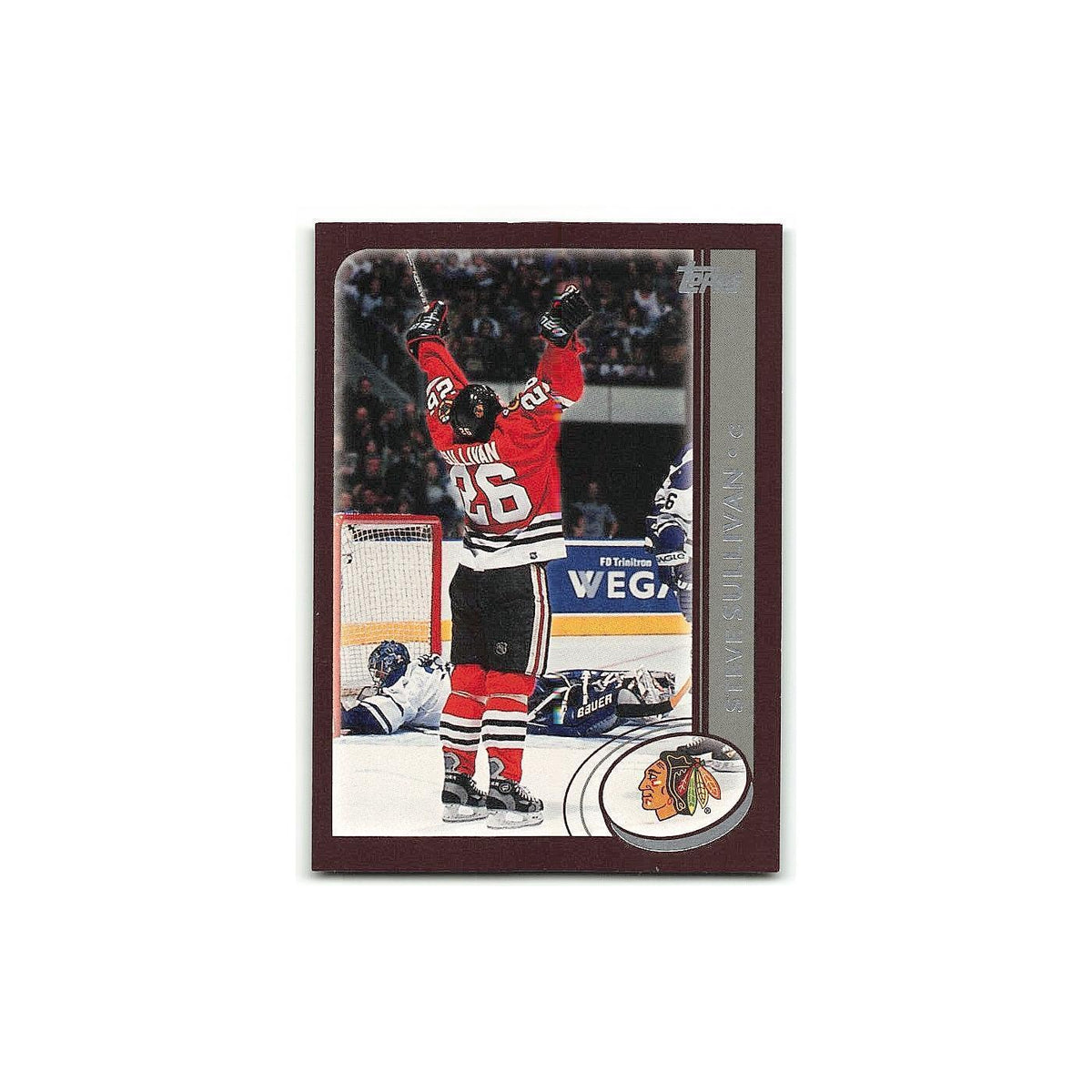 Steve Sullivan 2002 Topps #179 Chicago Blackhawks Hockey Card NM