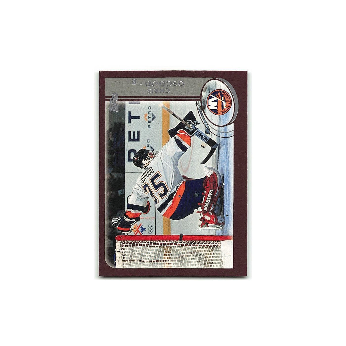 Chris Osgood 2002 Topps #174 New York Islanders Hockey Card NM