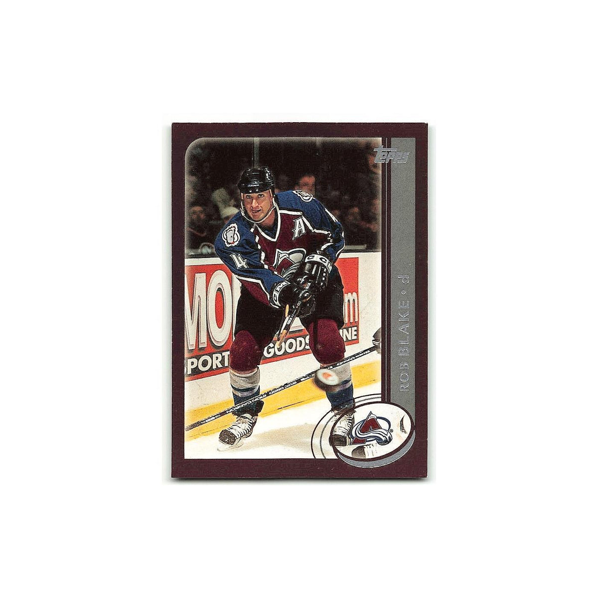 Rob Blake 2002 Topps #203 Colorado Avalanche Hockey Card NM