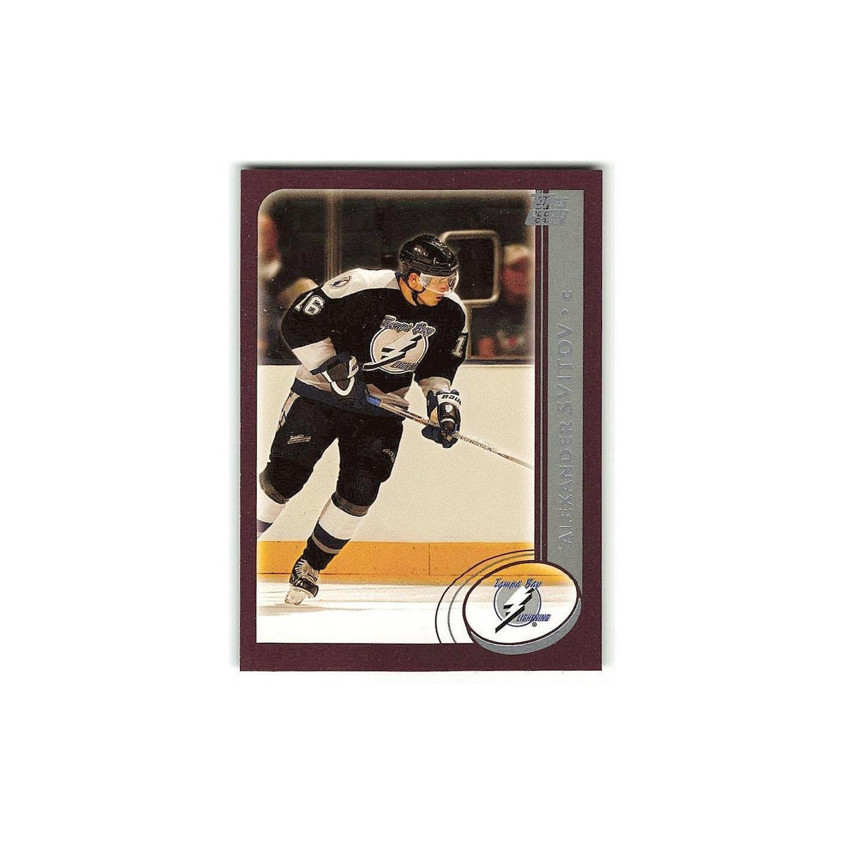Alexander Svitov Rookie 2002 Topps #334 Tampa Bay Lightning Hockey Card NM