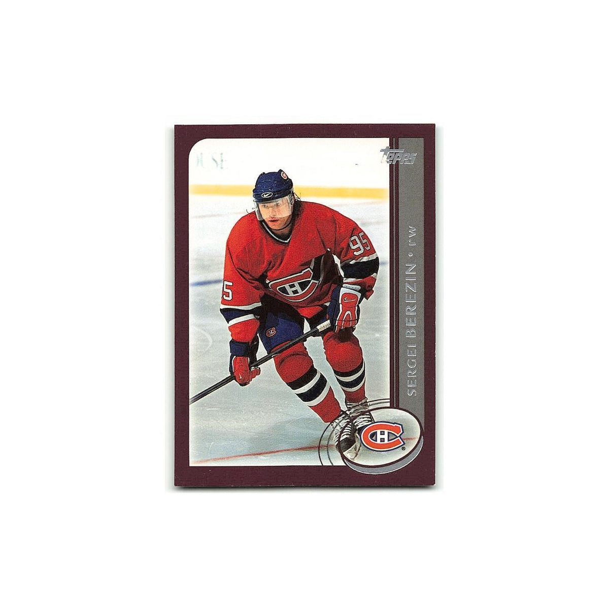 Sergei Berezin 2002 Topps #157 Montreal Canadiens Hockey Card NM