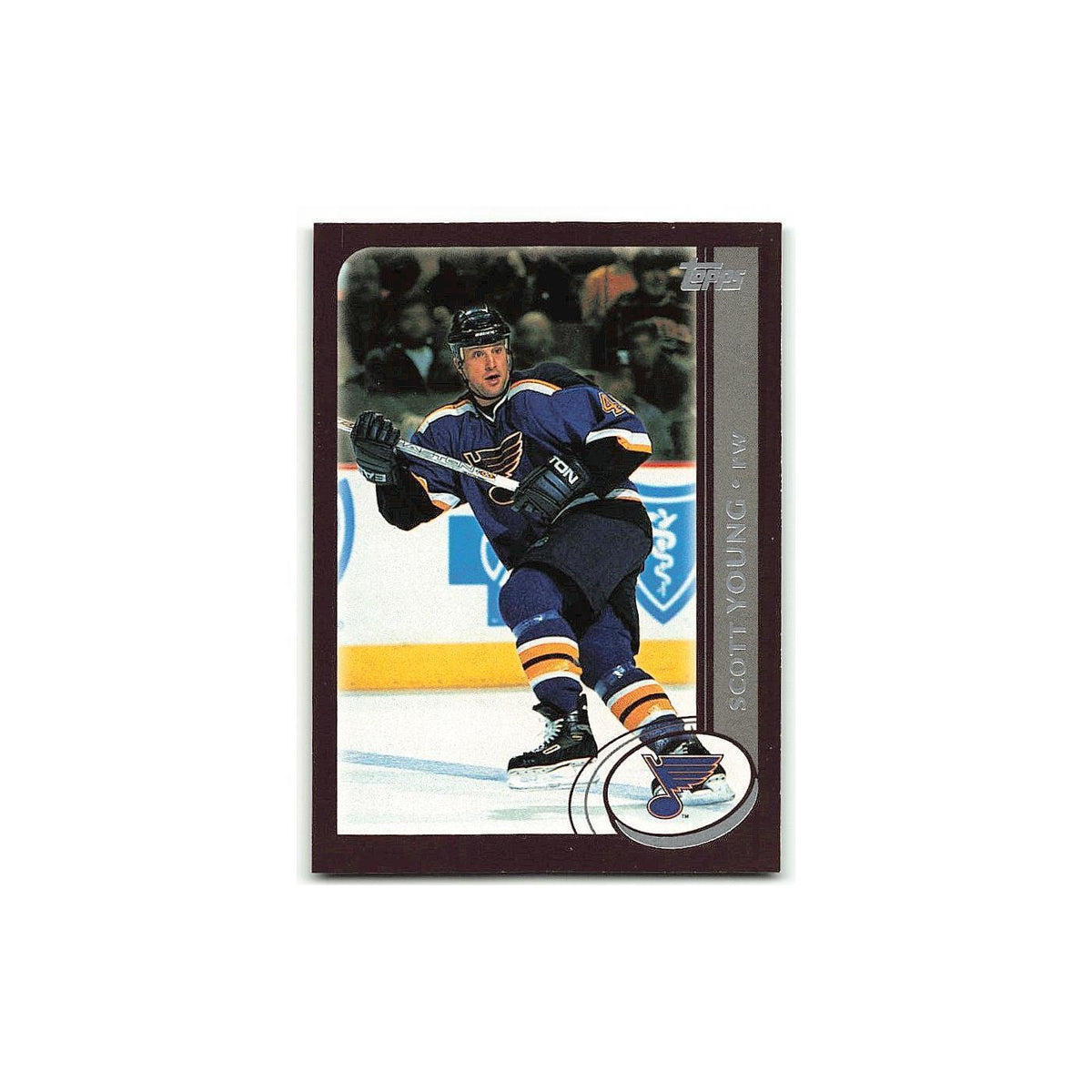 Scott Young 2002 Topps #248 St. Louis Blues Hockey Card NM
