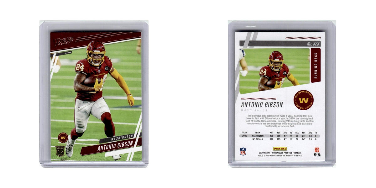 Antonio Gibson Rookie 2020 Panini Chronicles Prestige #323 Washington NM