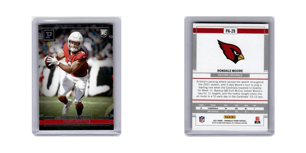 Rondale Moore Rookie 2021 Panini Chronicles #PA-29 Arizona Cardinals NM