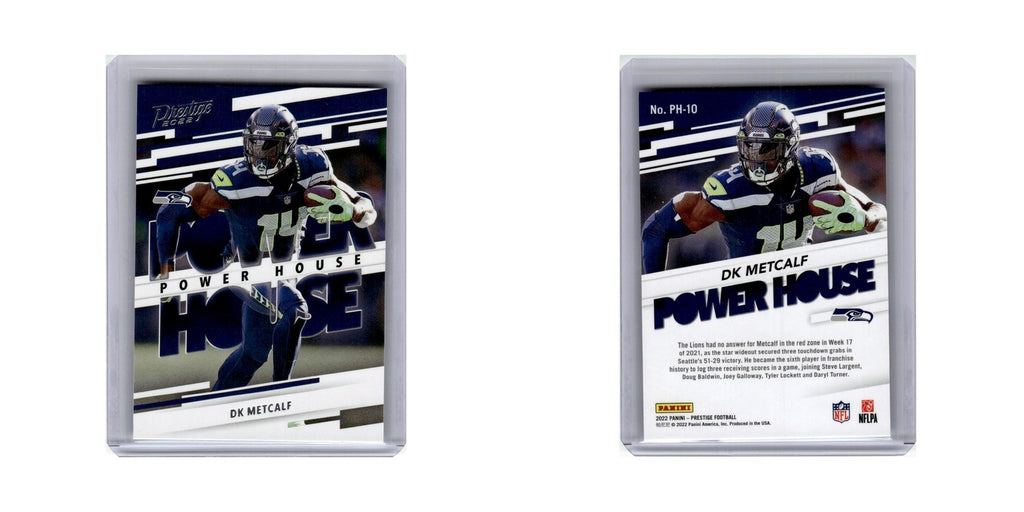 DK Metcalf 2022 Panini Prestige Power House #PH-10 Seattle Seahawks NM