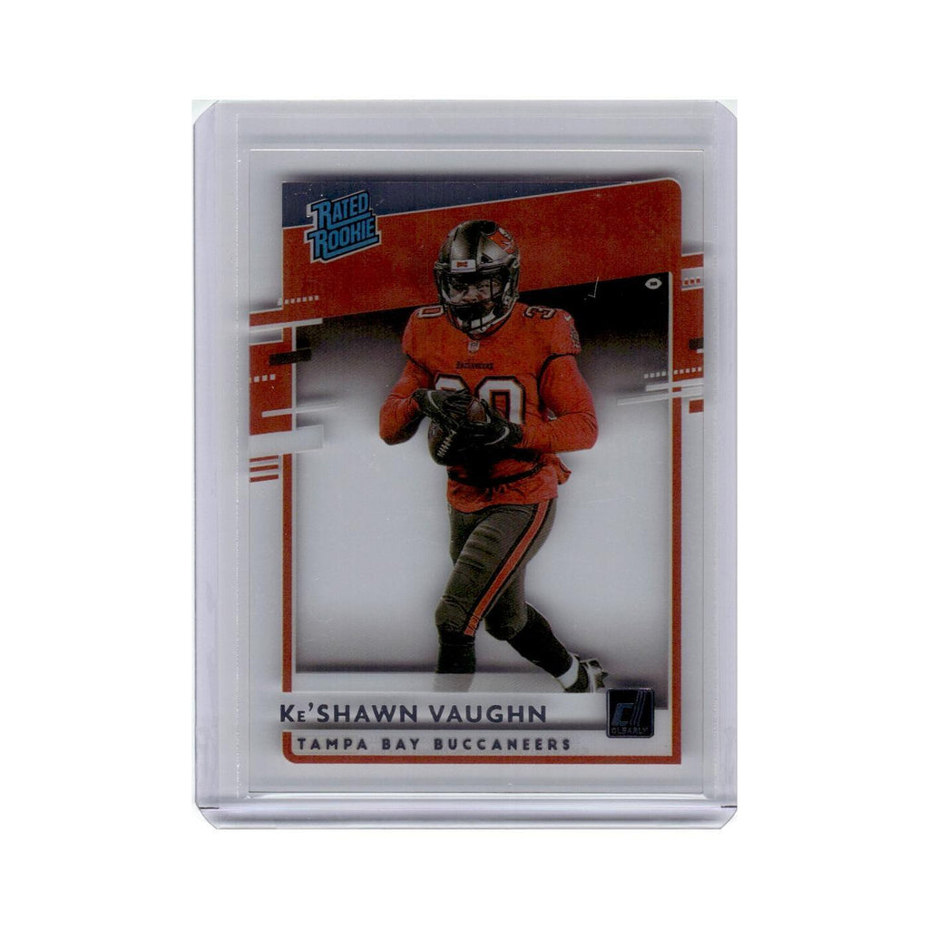 Ke'Shawn Vaughn 2020 Donruss Clearly Rated Rookie #RR-KV Tampa Bay Buccaneers NM