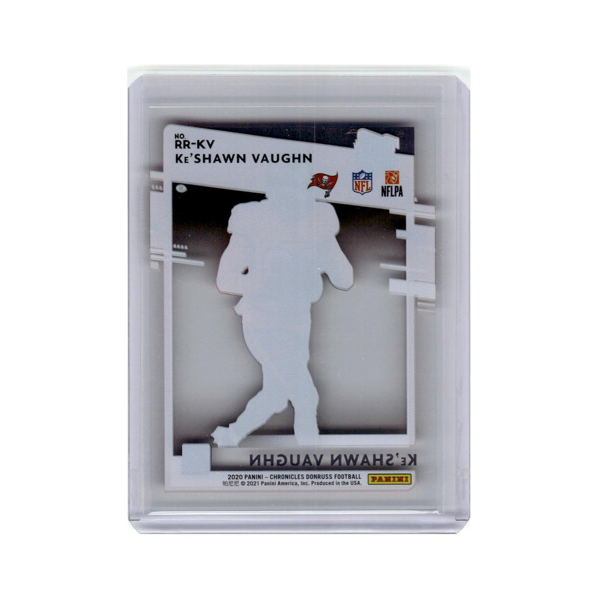 Ke'Shawn Vaughn 2020 Donruss Clearly Rated Rookie #RR-KV Tampa Bay Buccaneers NM