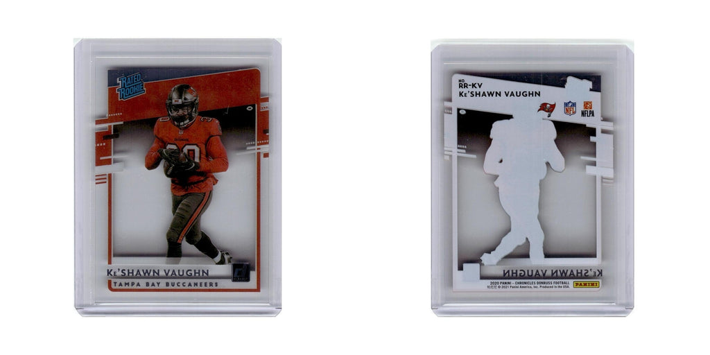 Ke'Shawn Vaughn 2020 Donruss Clearly Rated Rookie #RR-KV Tampa Bay Buccaneers NM
