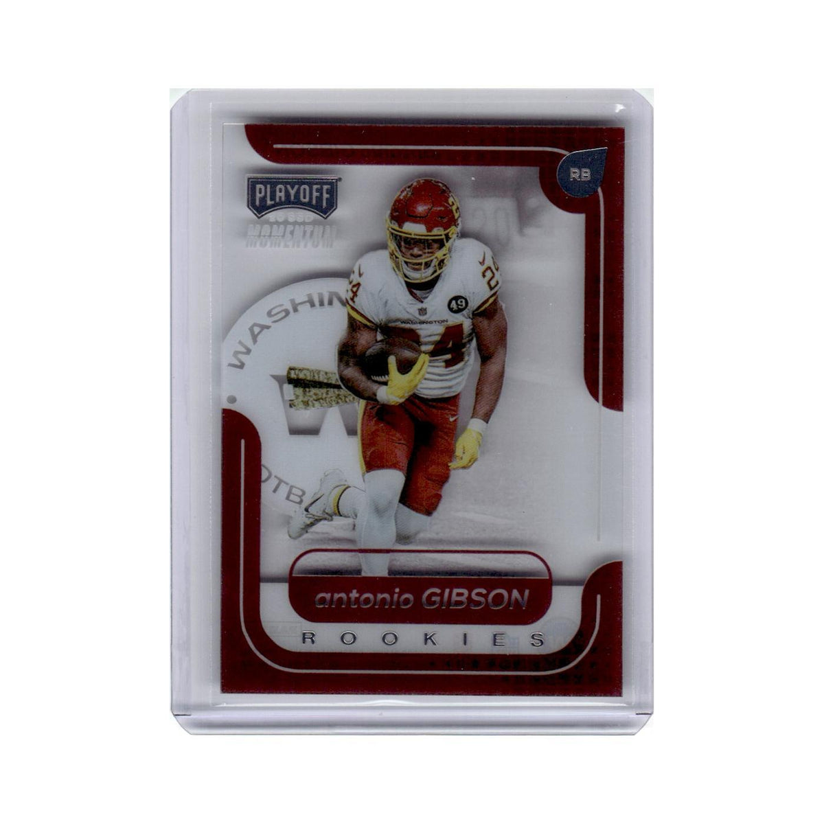 Antonio Gibson 2020 Panini Chronicles Playoff Momentum Rookies #M-17 NM