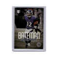 Rashod Bateman Rookie 2021 Panini Chronicles Luminance #215 Baltimore Ravens NM