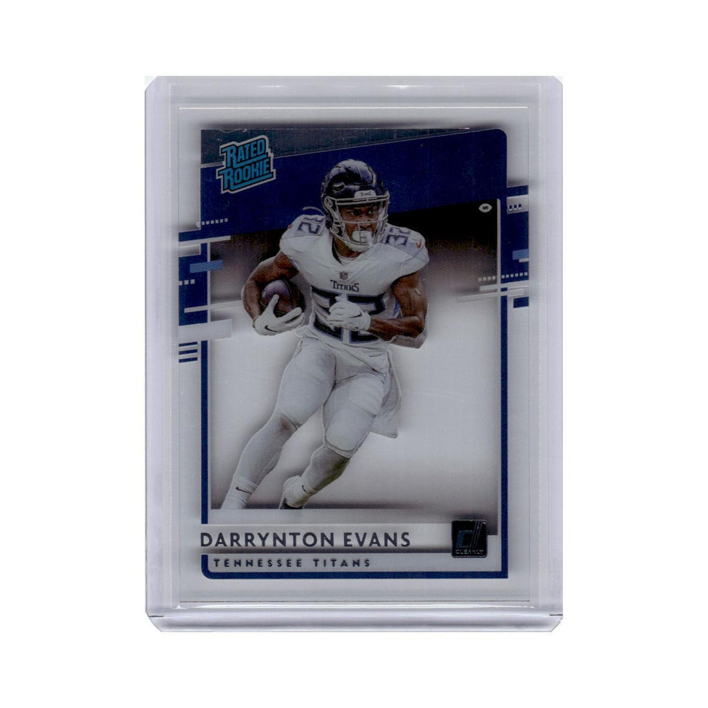 Darrynton Evans 2020 Donruss Clearly Rated Rookie #RR-DE Tennessee Titans NM