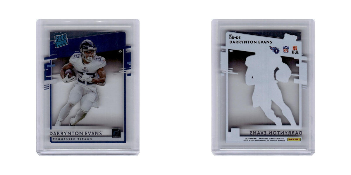 Darrynton Evans 2020 Donruss Clearly Rated Rookie #RR-DE Tennessee Titans NM