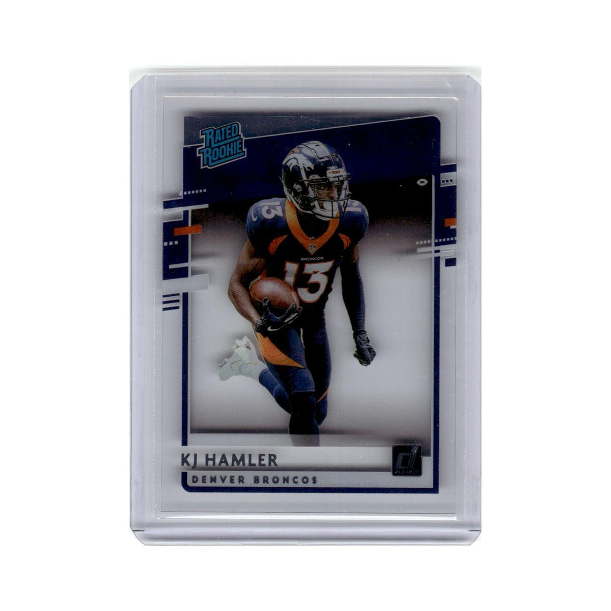 KJ Hamler 2020 Donruss Clearly Rated Rookie #RR-KH Denver Broncos NM