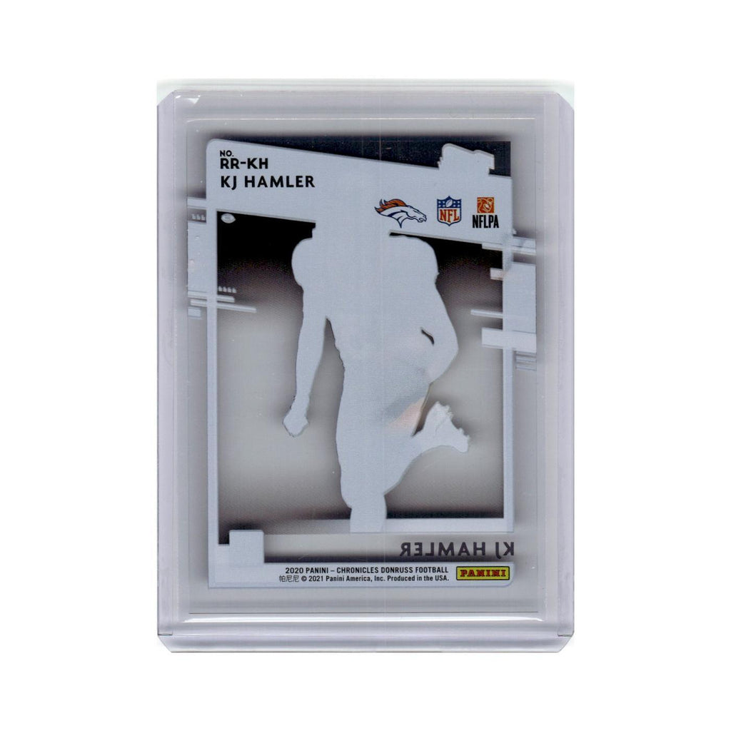 KJ Hamler 2020 Donruss Clearly Rated Rookie #RR-KH Denver Broncos NM