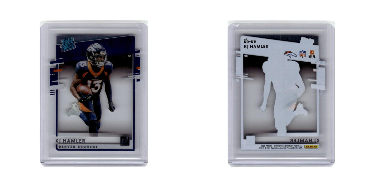 KJ Hamler 2020 Donruss Clearly Rated Rookie #RR-KH Denver Broncos NM