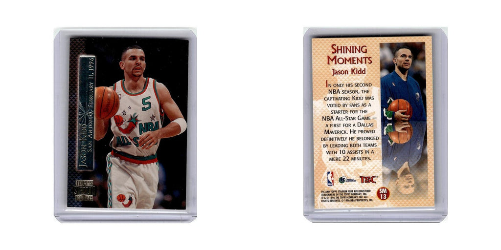 Jason Kidd 1996 Stadium Club Shining Moments #SM13 Dallas Mavericks NM