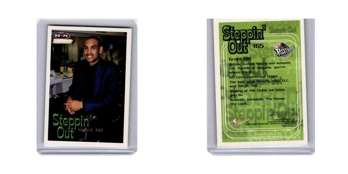 Grant Hill 1998 Hoops #165 Detroit Pistons Basketball Card NM