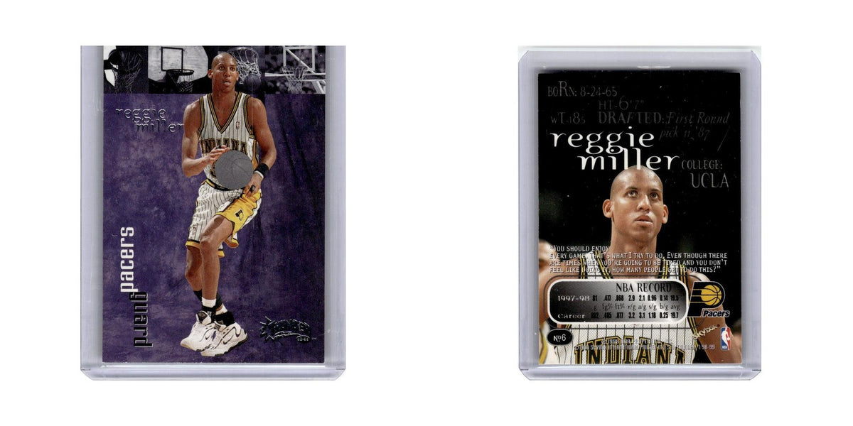 Reggie Miller 1998 Skybox Thunder #6 Indiana Pacers Basketball Card NM