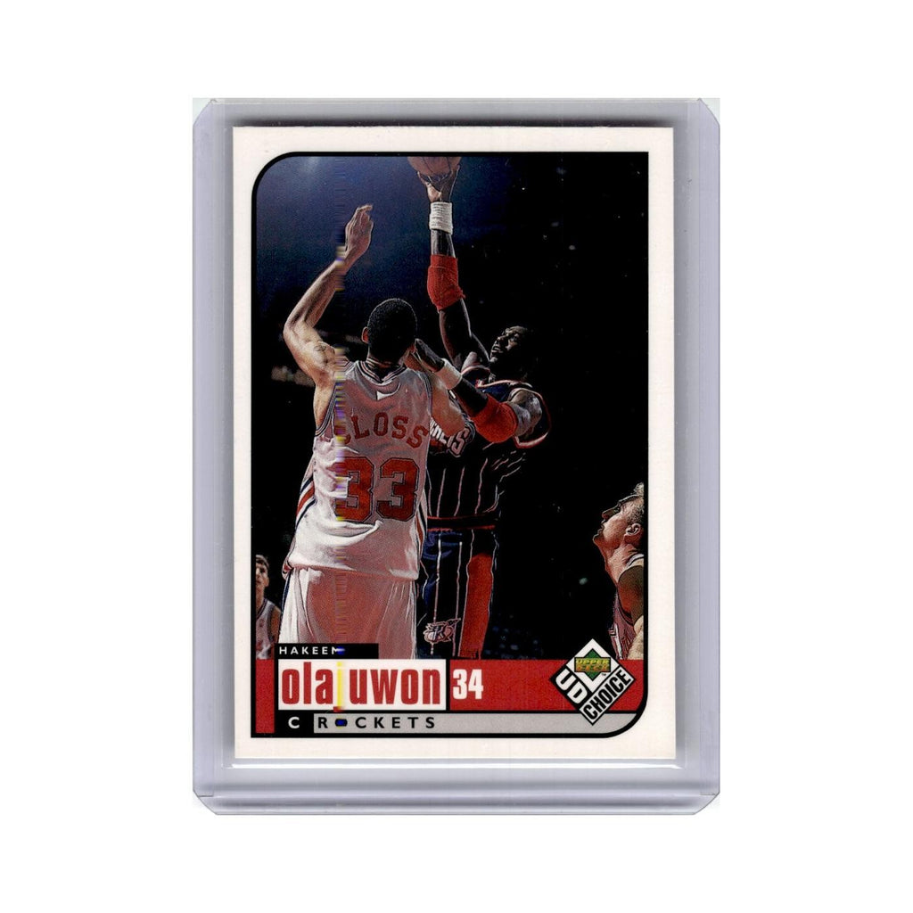 Hakeem Olajuwon 1998 UD Choice #34 Houston Rockets Basketball Card NM