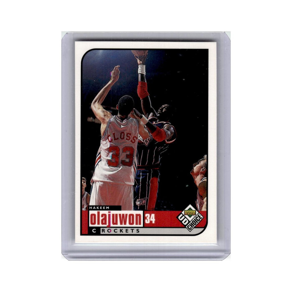 Hakeem Olajuwon 1998 UD Choice #51 Houston Rockets Basketball Card NM
