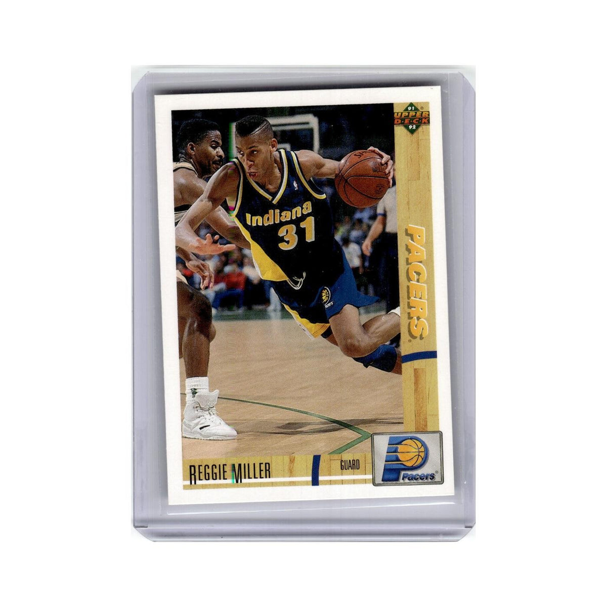 Reggie Miller 1991 Upper Deck #256 Indiana Pacers Basketball Card NM