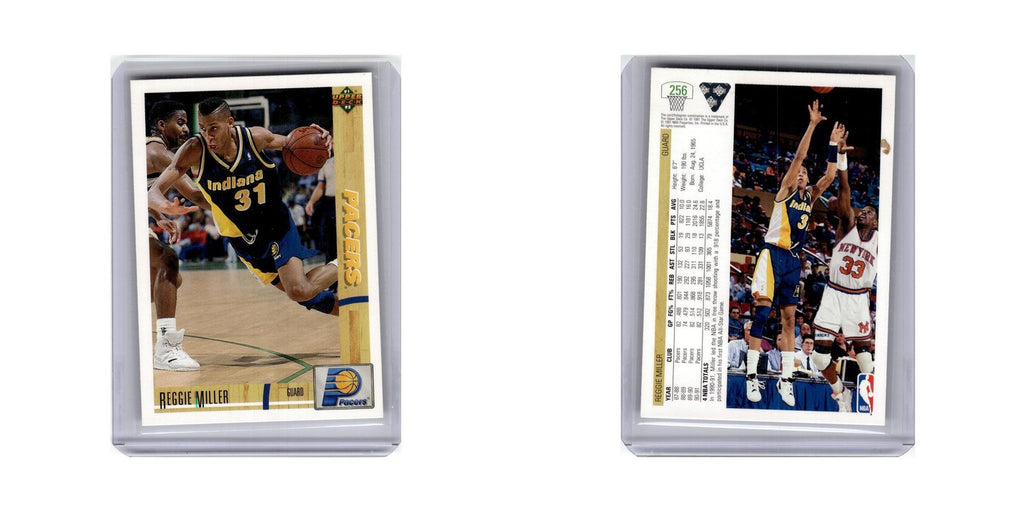 Reggie Miller 1991 Upper Deck #256 Indiana Pacers Basketball Card NM