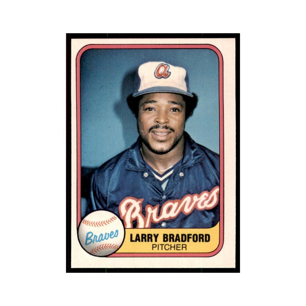 1981 Fleer Larry Bradford Baseball Cards #265