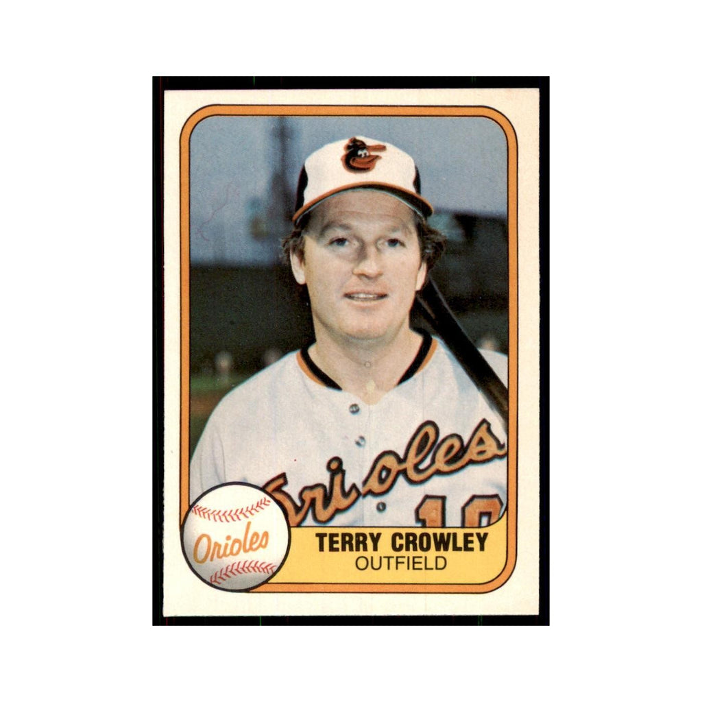1981 Fleer Terry Crowley Baseball Cards #190
