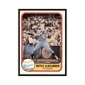 1981 Fleer Doyle Alexander Baseball Cards #255