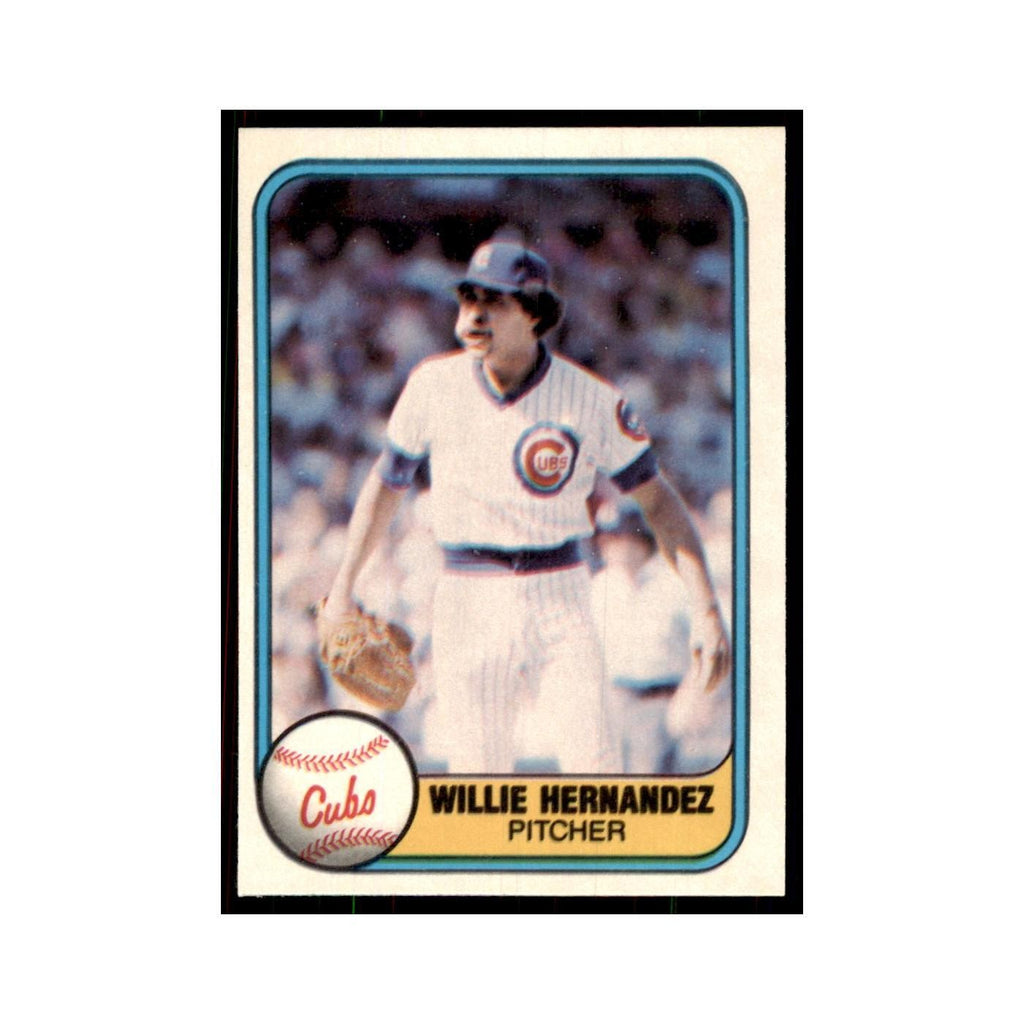 1981 Fleer Willie Hernandez Baseball Cards #310