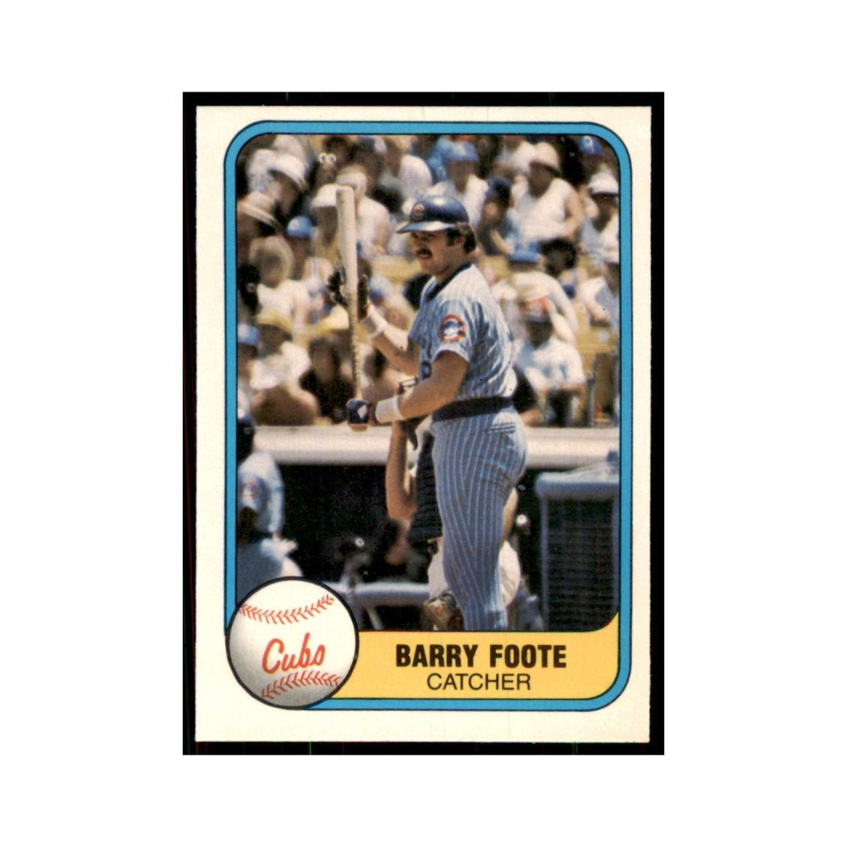 1981 Fleer Barry Foote Baseball Cards #313
