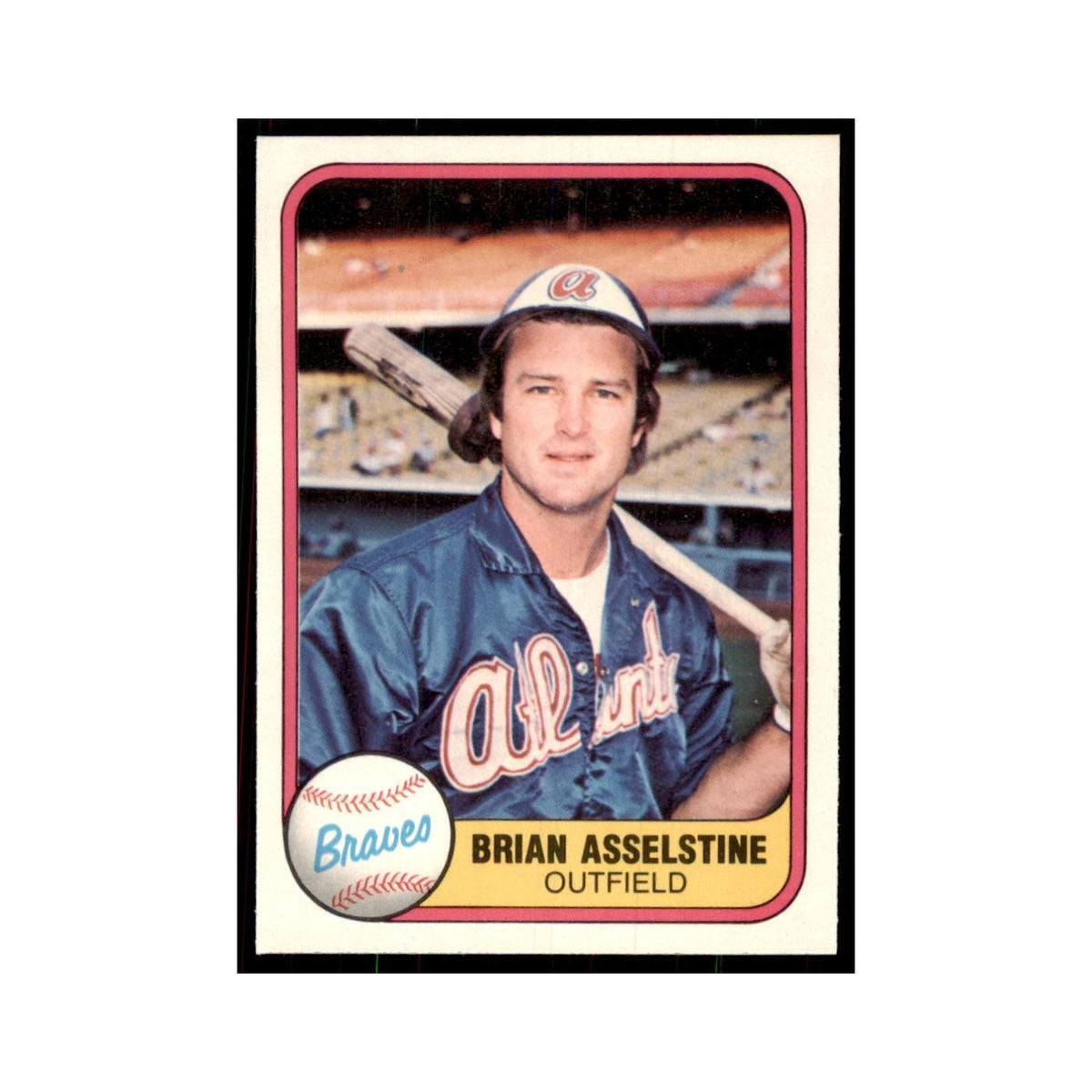 1981 Fleer Brian Asselstine Baseball Cards #256