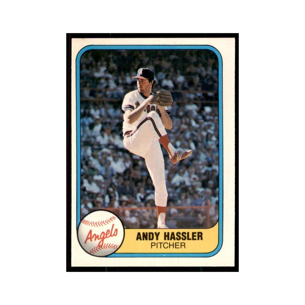 1981 Fleer Andy Hassler Baseball Cards #290