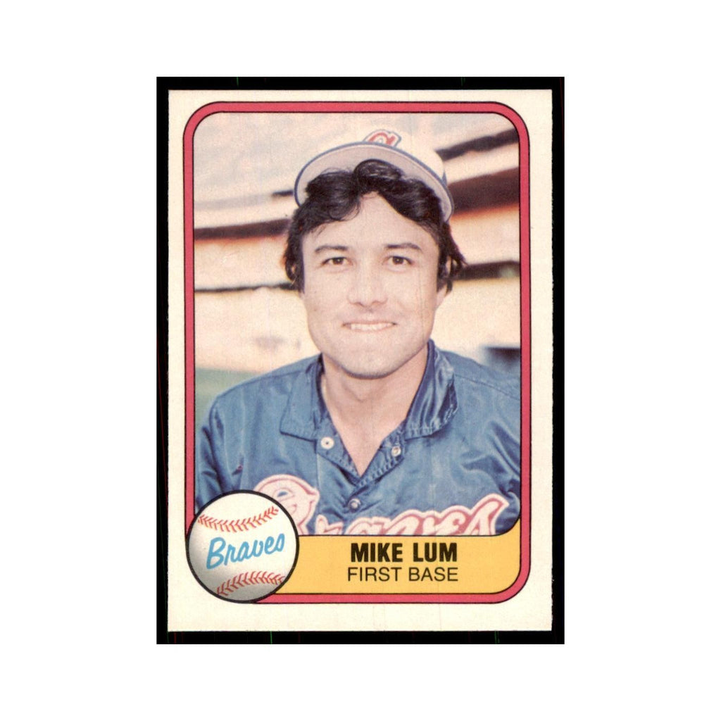 1981 Fleer Mike Lum Baseball Cards #258