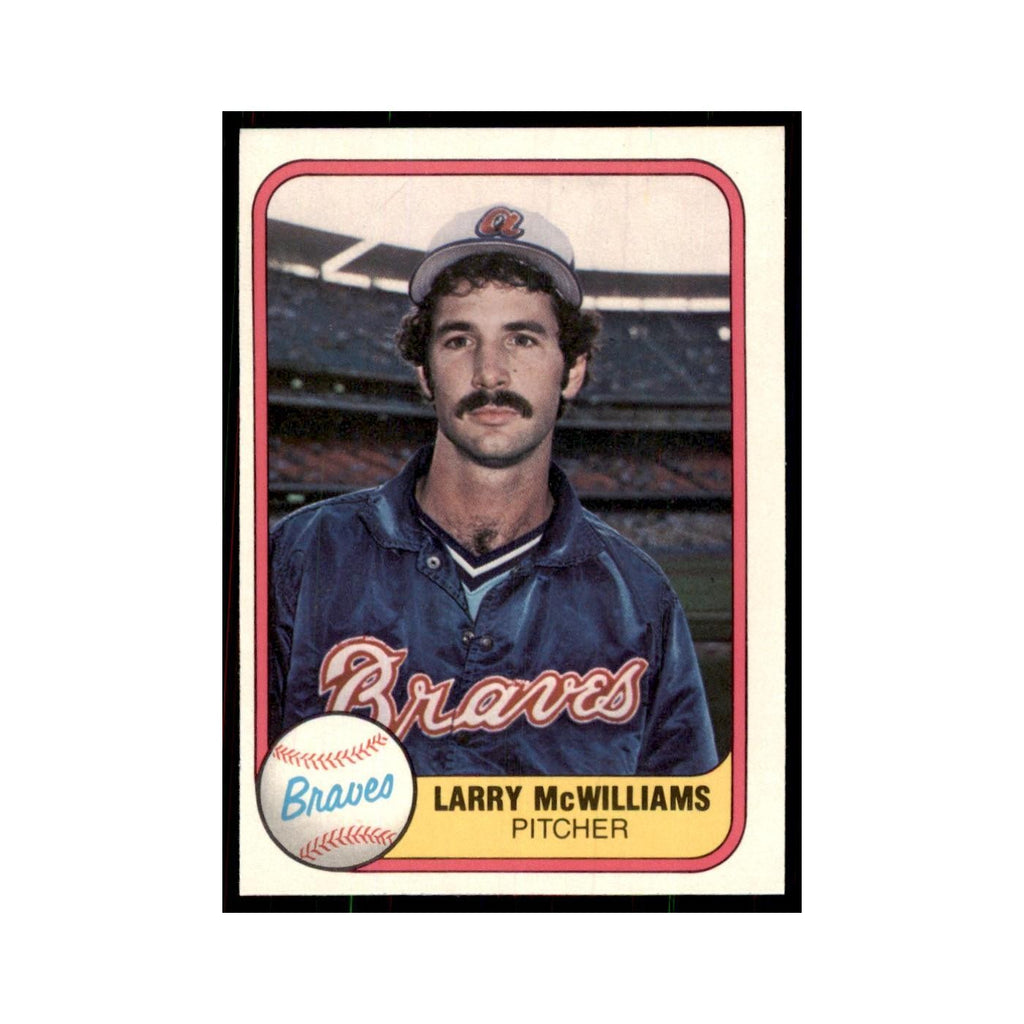 1981 Fleer Larry McWilliams Baseball Cards #267