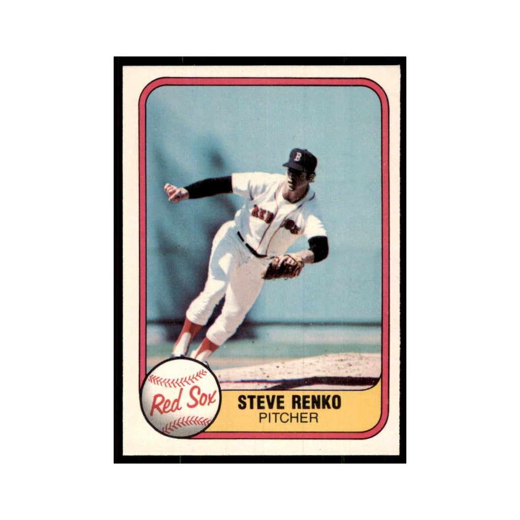 1981 Fleer Steve Renko Baseball Cards #231
