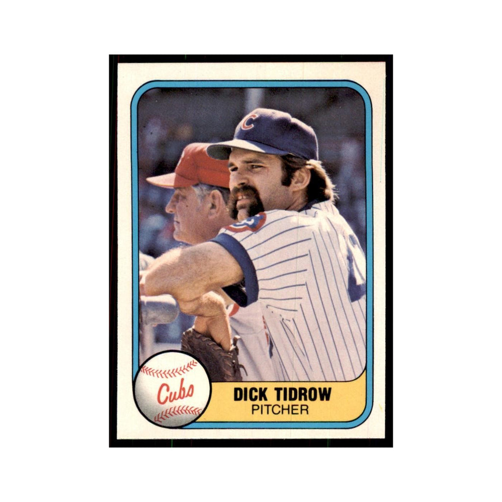 1981 Fleer Dick Tidrow Baseball Cards #299