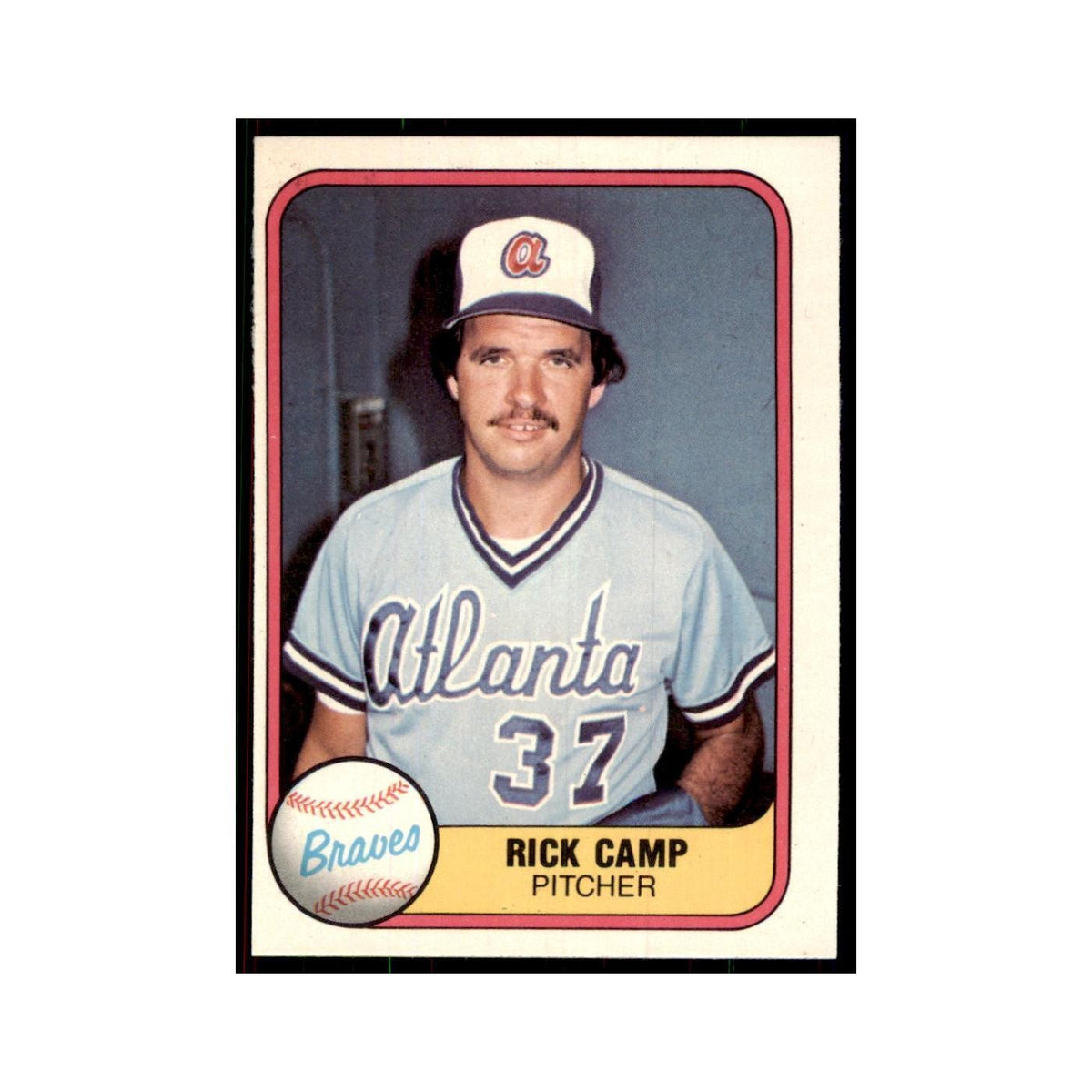 1981 Fleer Rick Camp Baseball Cards #246