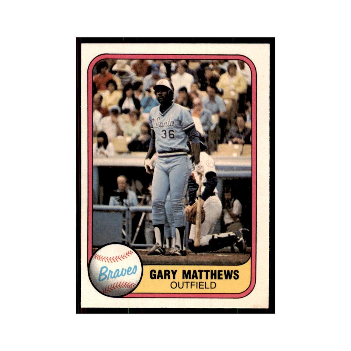 1981 Fleer Gary Matthews Baseball Cards #251