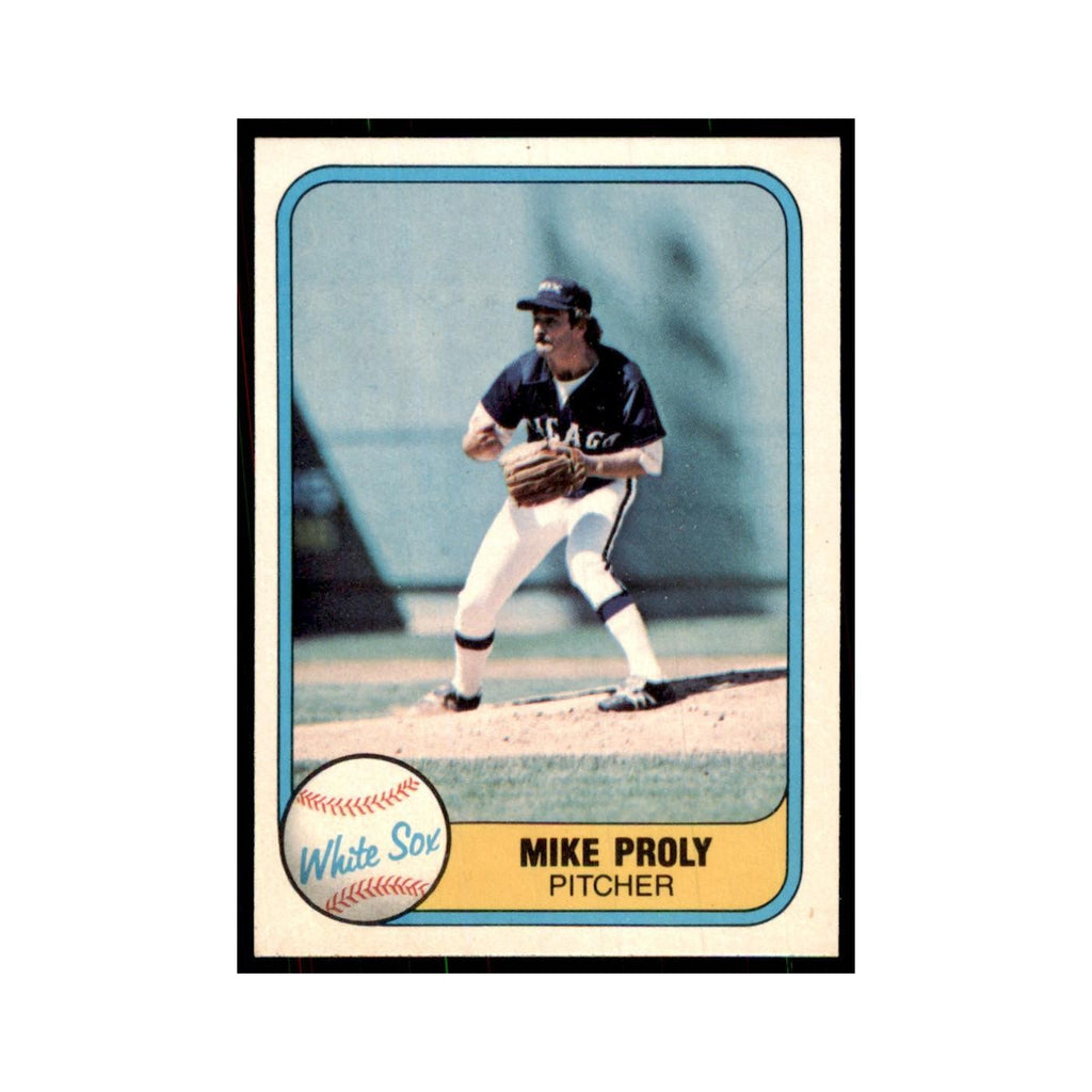 1981 Fleer Mike Proly Baseball Cards #358