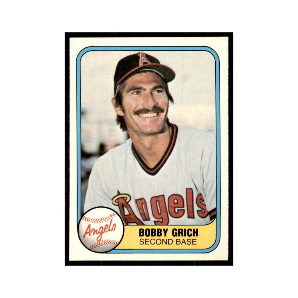 1981 Fleer Bobby Grich Baseball Cards #269