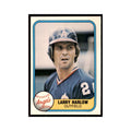 1981 Fleer Larry Harlow Baseball Cards #289