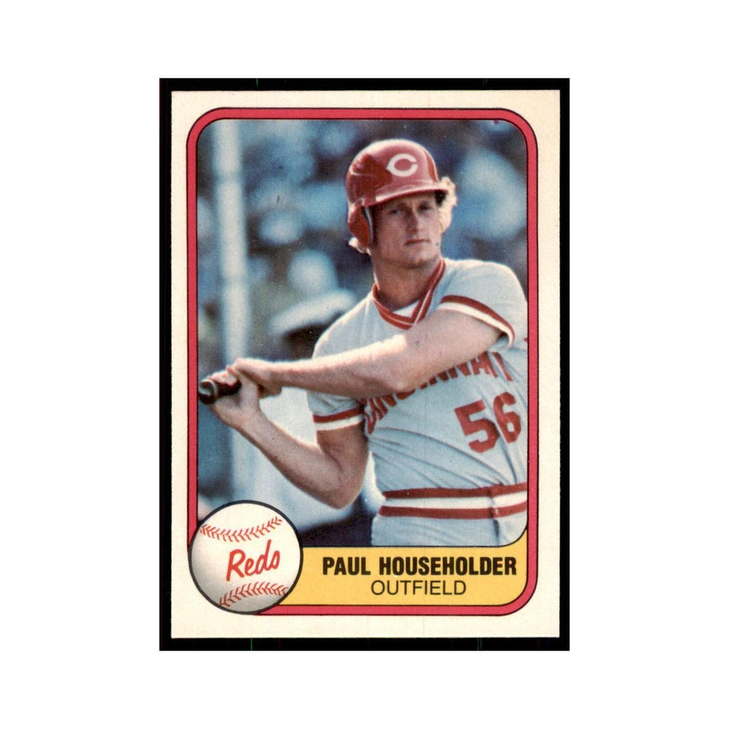 1981 Fleer Paul Householder Baseball Cards #217
