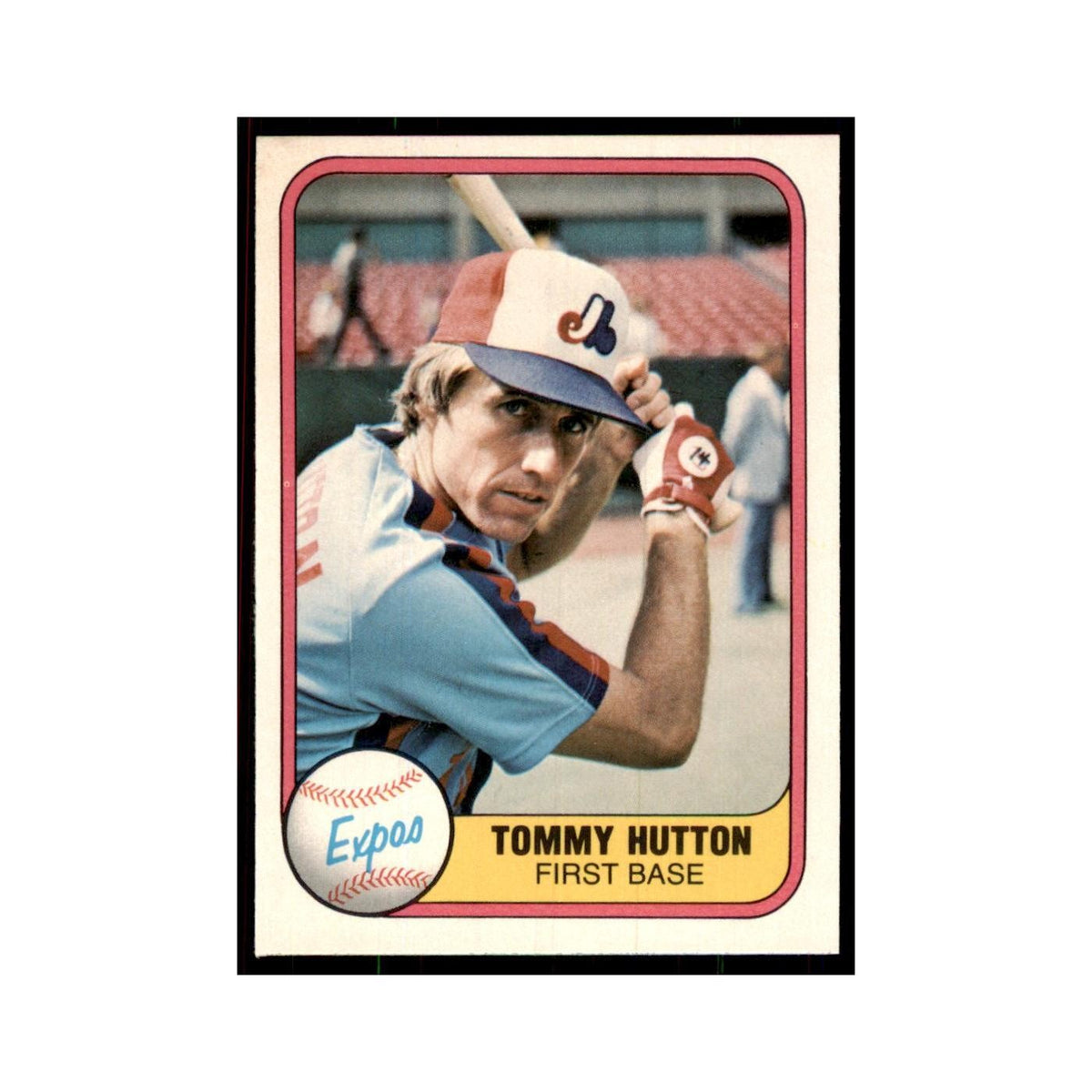1981 Fleer Tommy Hutton Baseball Cards #164