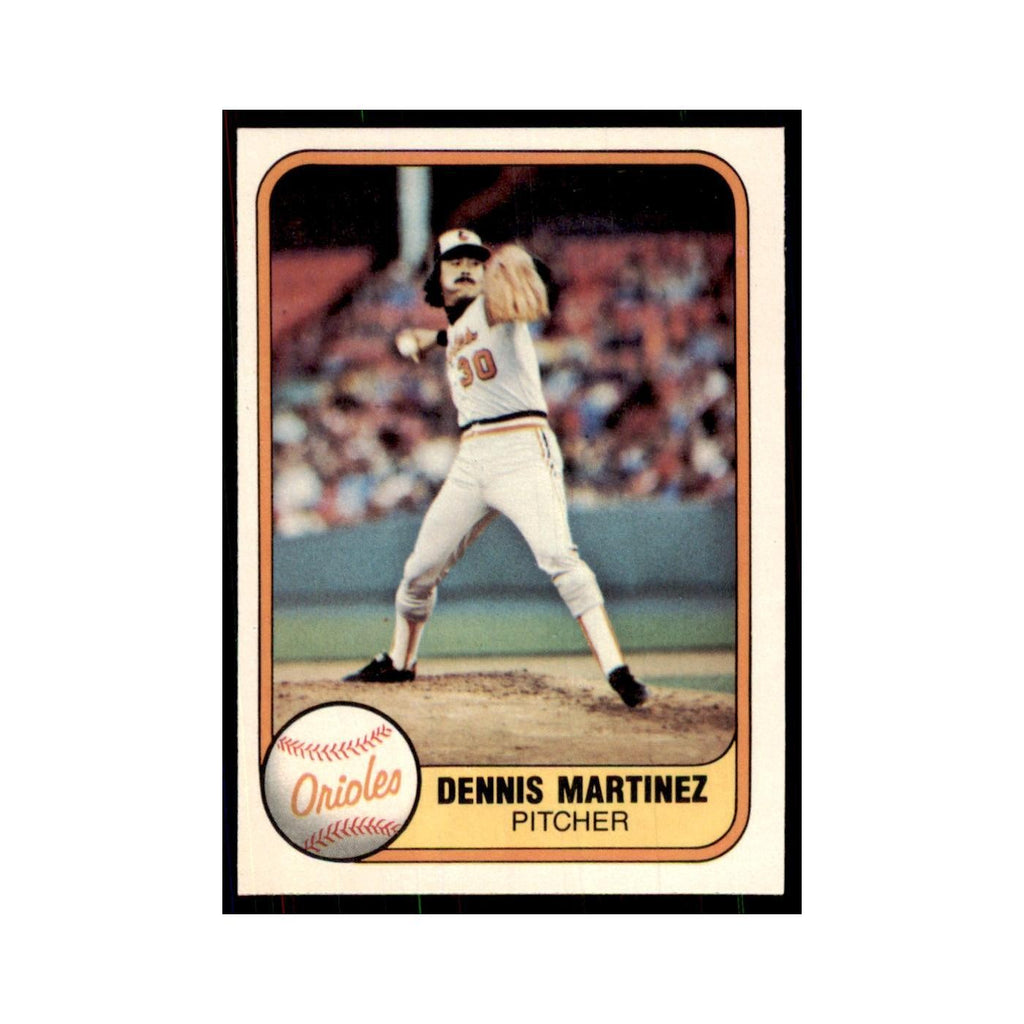 1981 Fleer Dennis Martinez Baseball Cards #180