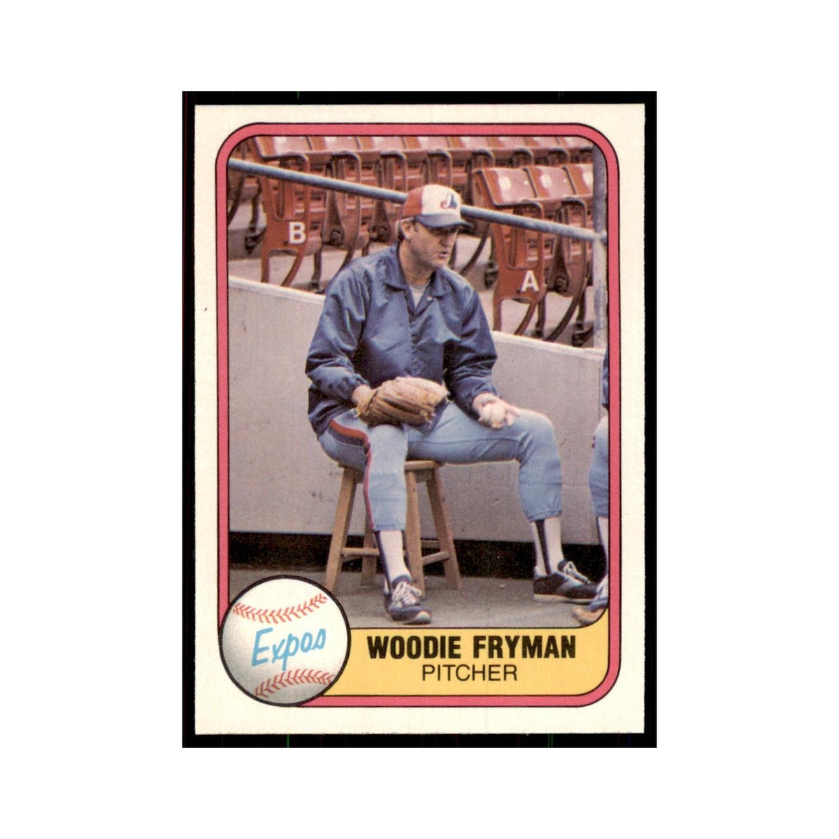 1981 Fleer Woodie Fryman Baseball Cards #159