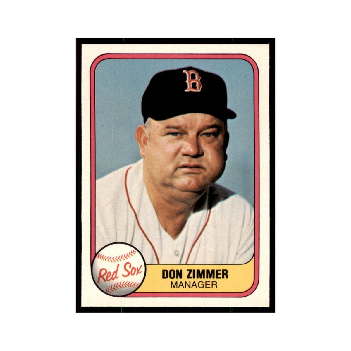 1981 Fleer Don Zimmer Baseball Cards #230