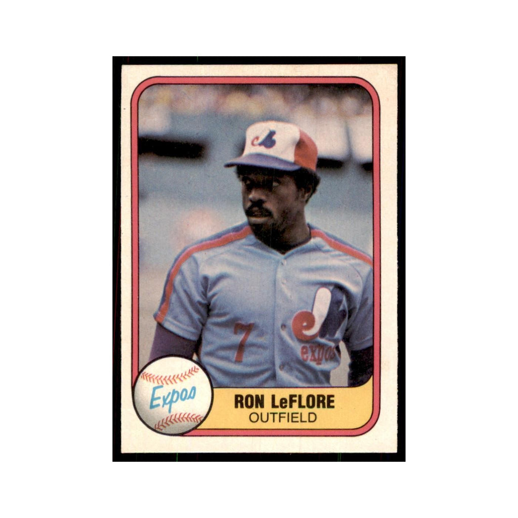 1981 Fleer Ron LeFlore Baseball Cards #154