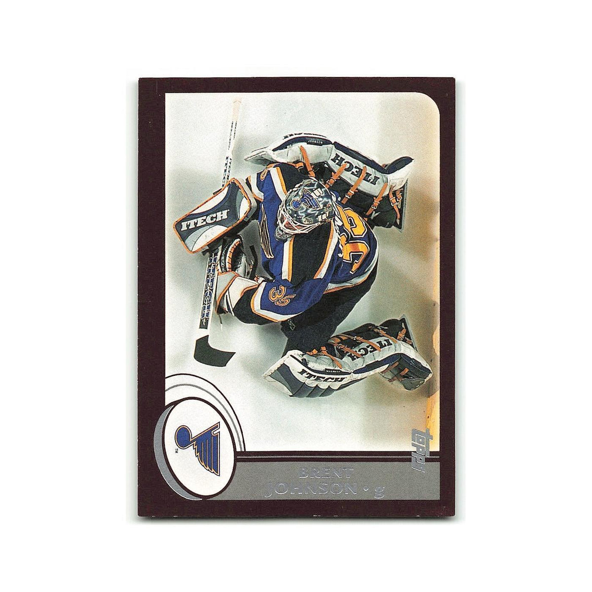 Brent Johnson 2002 Topps #122 St. Louis Blues Hockey Card NM