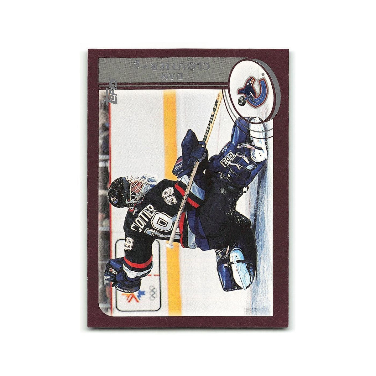 Dan Cloutier 2002 Topps #102 Vancouver Canucks Hockey Card NM